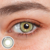 Lentes de contato coloridas com prescrição verde claro Himalaya